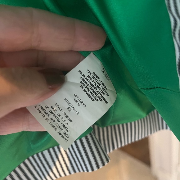 A.B.S. Puff Sleeve Striped Blazer - Picture 7 of 9